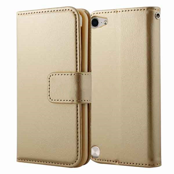 Étui portefeuille folio en cuir pour iPod Touch 5/6/7 Étui portefeuille folio en cuir pour iPod Touch 5/6/7